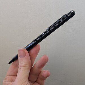 Swarovski Shimmer BallPoint Pen, Black Gunmetal